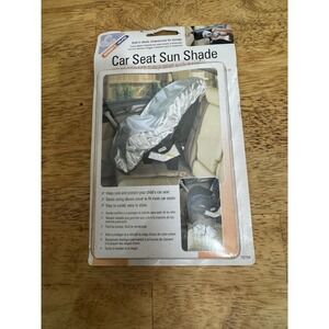 Mommy's Helper Car Seat Sun Shade Silver Cover Deflects Heat & UV 10704